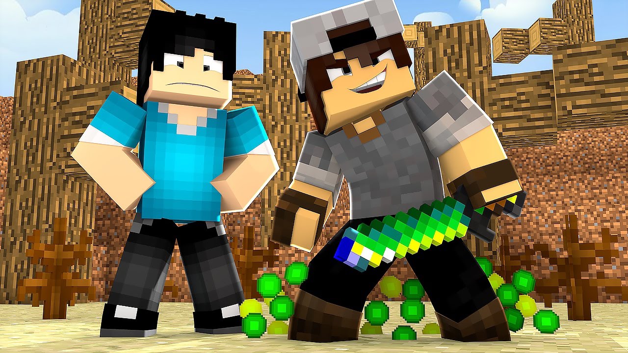Minecraft: SORTE NO PVP - ESPADA DA EXPERIÊNCIA!