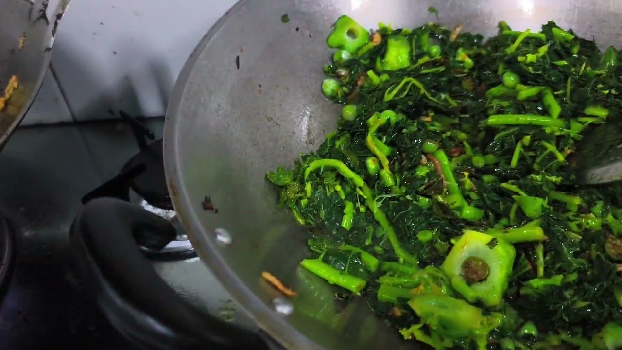 Masak ikan sup dan masak daun betik