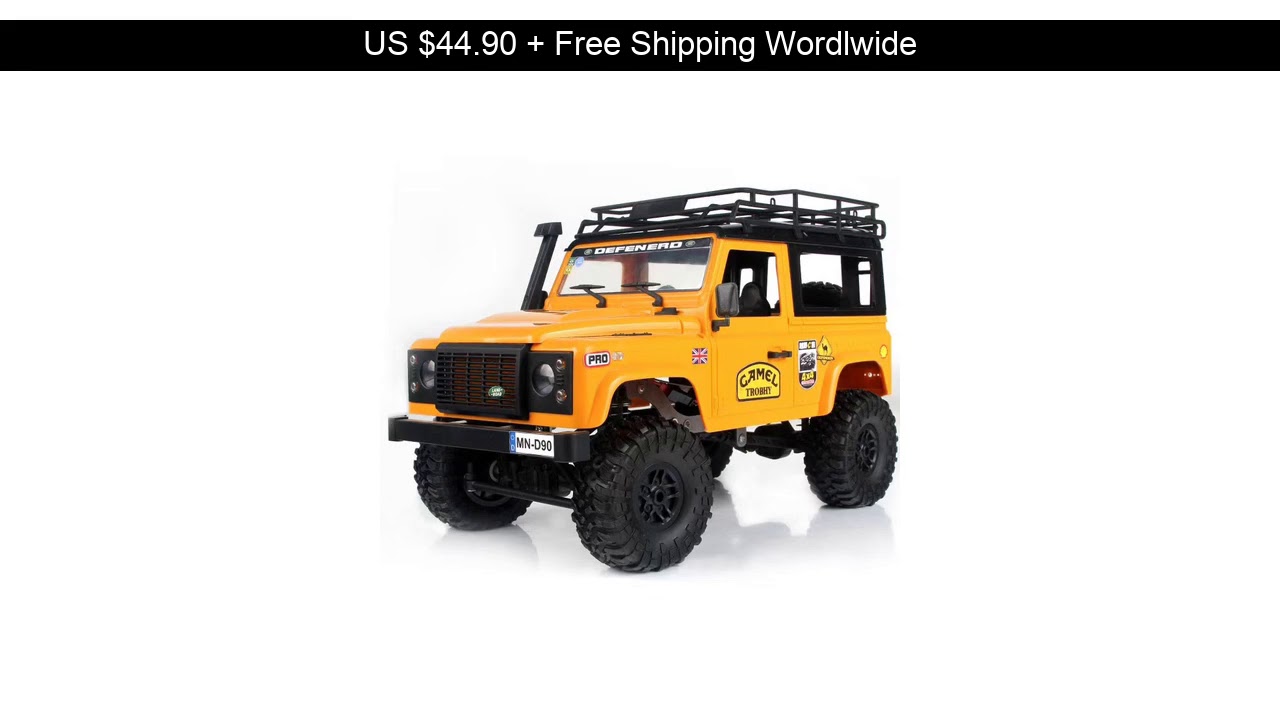 [Buying Guide] MN model D90 1:12 scale RC crawler car 2.4G four-wheel drive  rc car toy assembled c