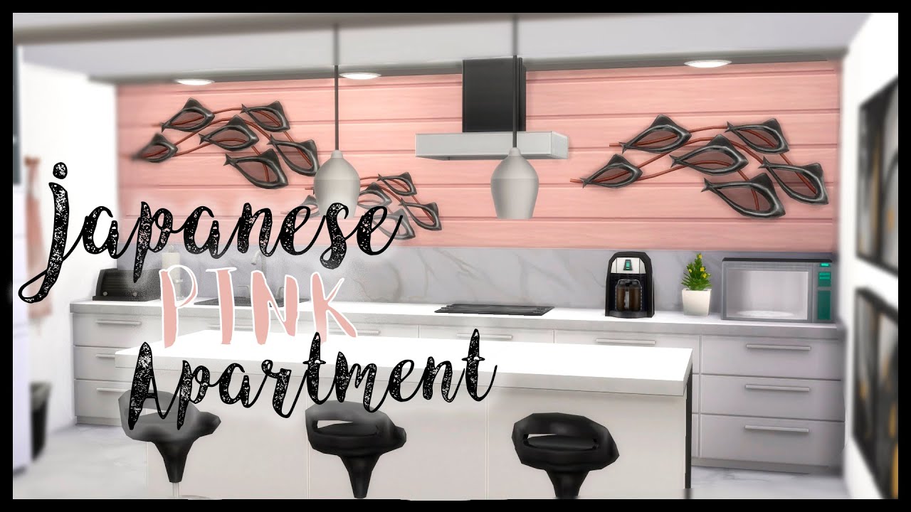 Японская розовая квартира💜 | Japanese Pink Apartment 💜 | NO CC | The Sims 4