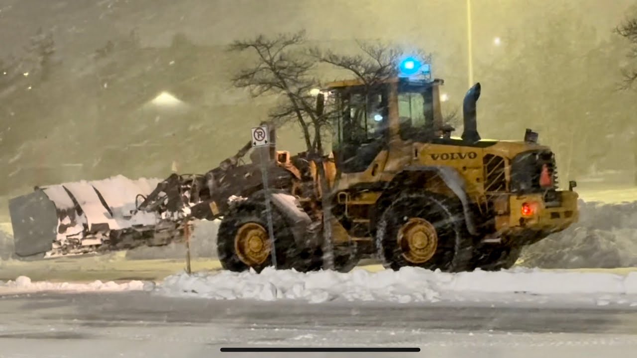 Snow Removal Volvo Loader