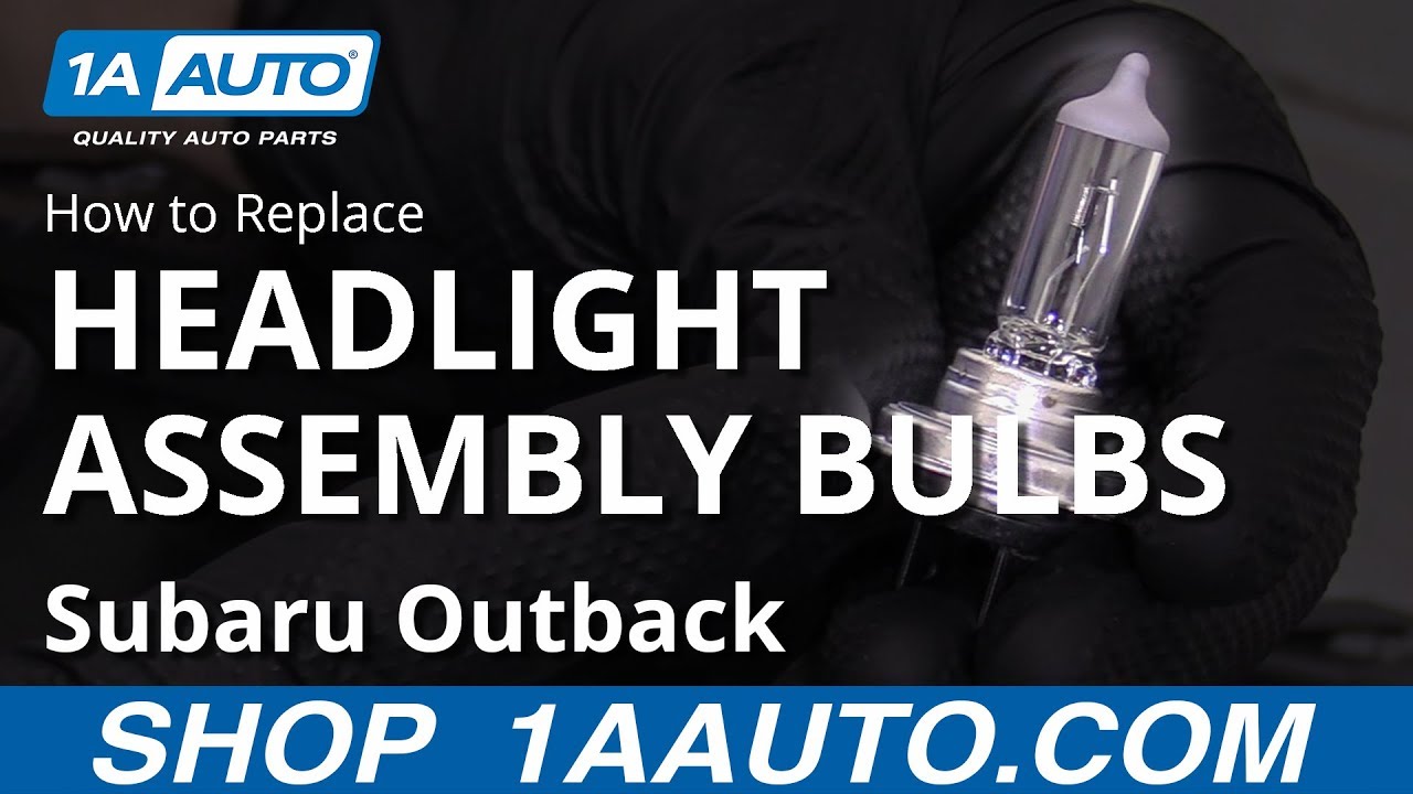 Как заменить лампы в фарах Subaru Outback 10-14 годов