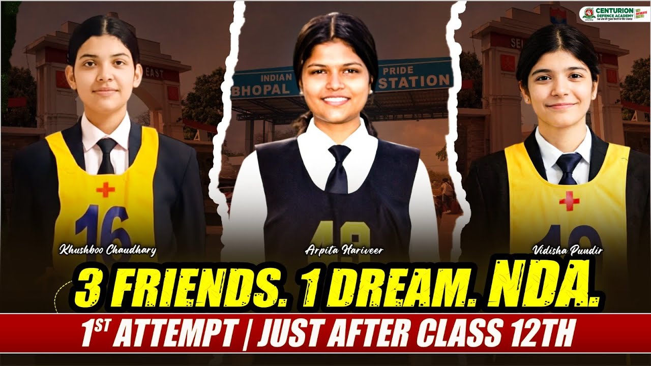 UPSC NDA Success Story: 3 Friends Cracked NDA in First Attempt After 12th #nda2026 #defenceaspirants