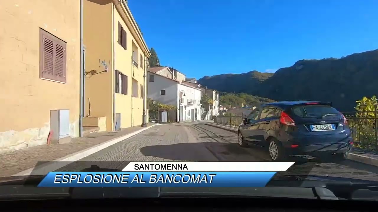 ✅ SANTOMENNA, ESPLOSIONE AL BANCOMAT  |SUD TV 114|