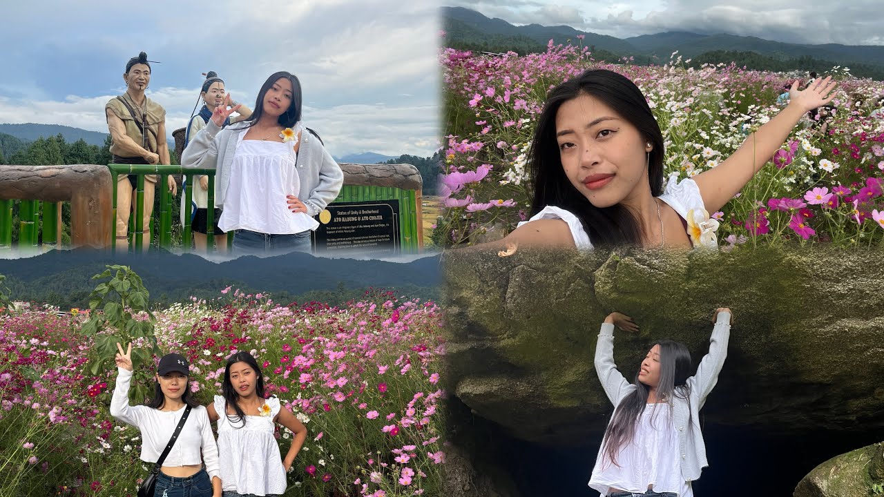 Exploring my hometown ziro beauty|| cosmos flower🌸 || Tai Lampii⛰️|| Apatani house🏠|| #ziro #explore