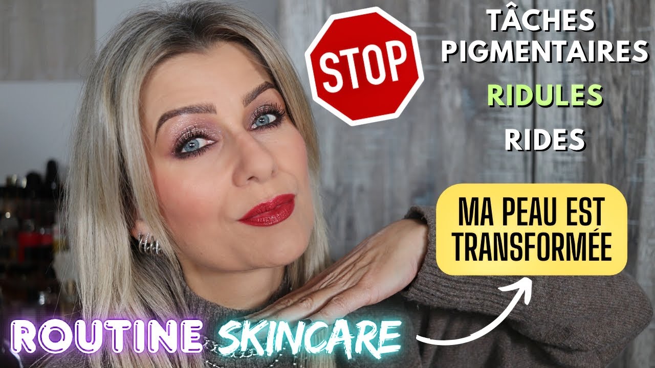 💯 CES PRODUITS ont CHANGÉ ma peau 👉 TÂCHES PIGMENTAIRES, RIDULES, ÉCLAT, RIDES ✅ ROUTINE au TOP 🤩