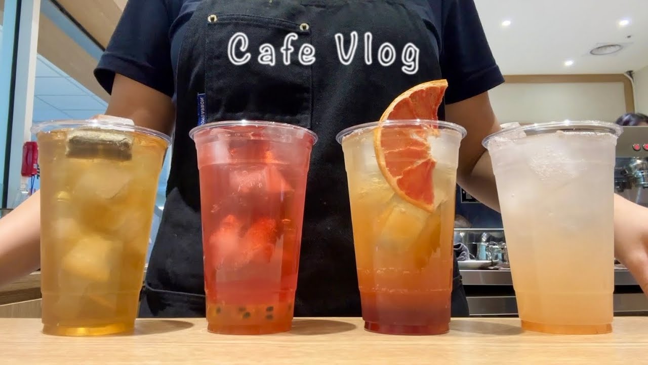 Cafe Vlog | 🥃🍋 시원하고 달달한 여름나기 음료들 🥭🥃