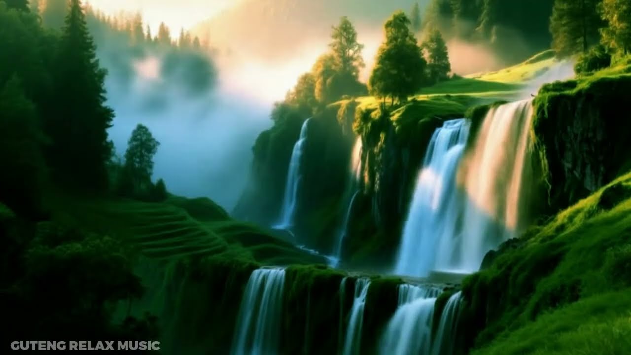 Soft Nature Music 🌿 Water Flow and Piano for Deep Sleep and Relaxation