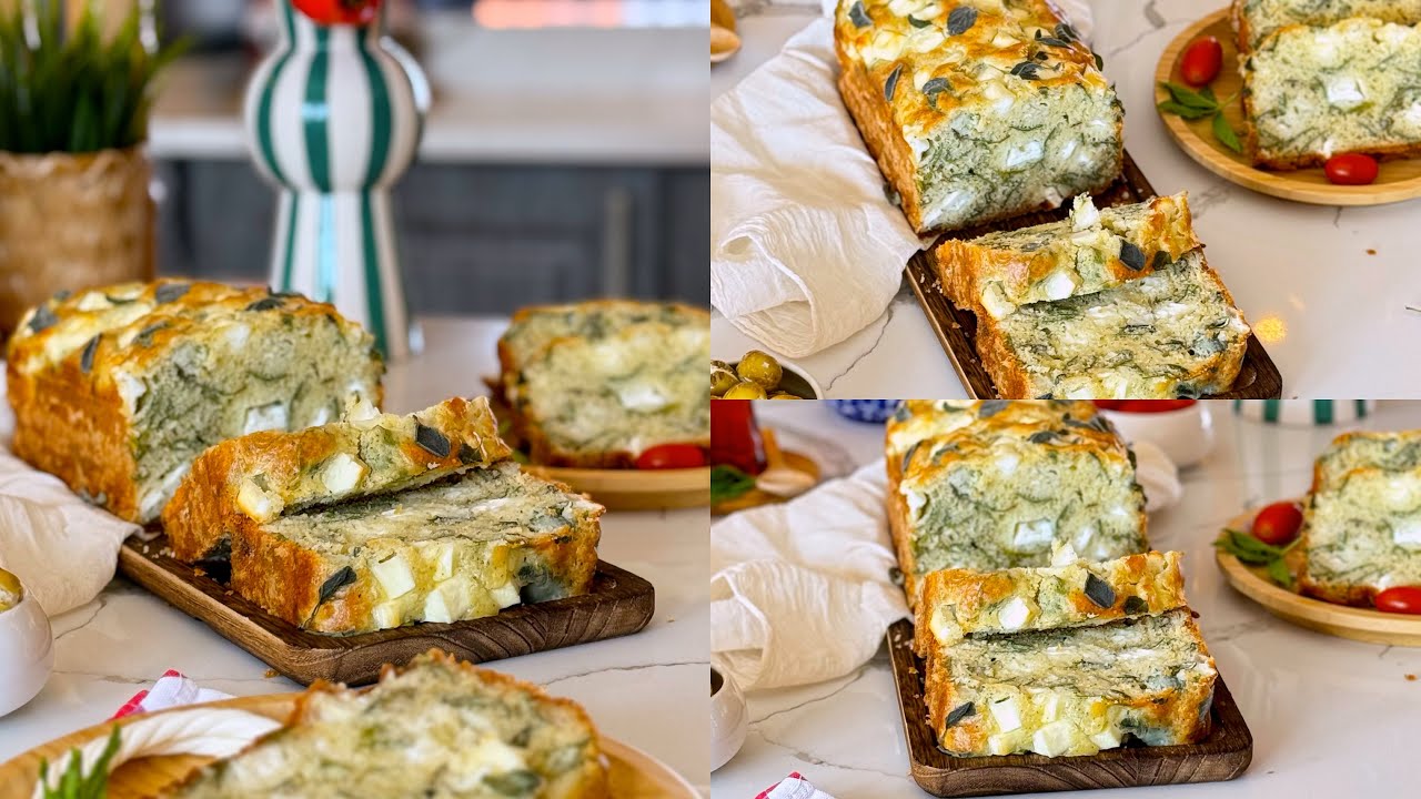 كيكة الجبنه والزعتر المالحه 😋Salty thyme and cheese cake