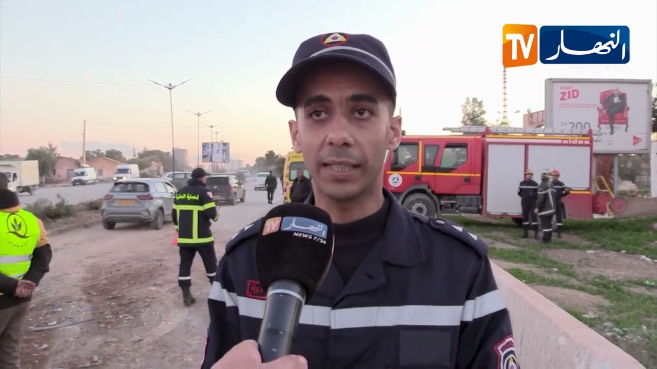 سيدي بلعباس / حادث مرور خطير بالطريق الوطني رقم 13 يخلف 17 جريحًا