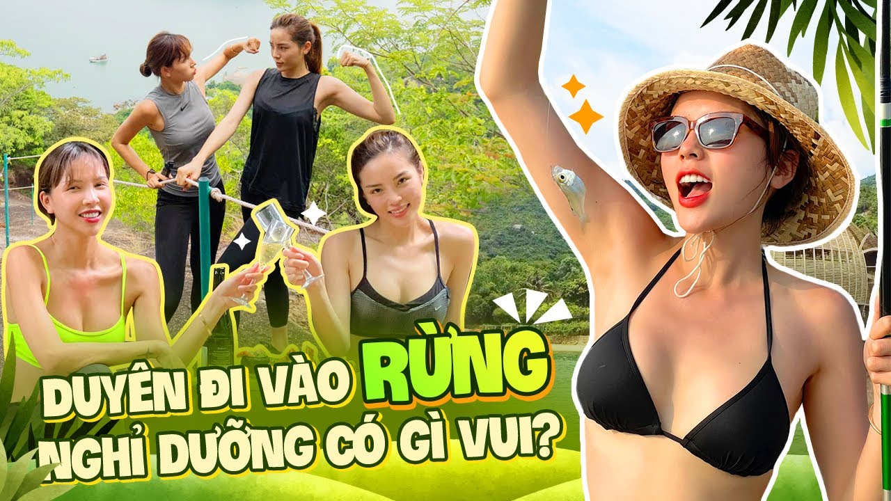 Ky Duyen Daily | VLOG 41: Duyên đi vào rừng nghỉ dưỡng có gì vui???