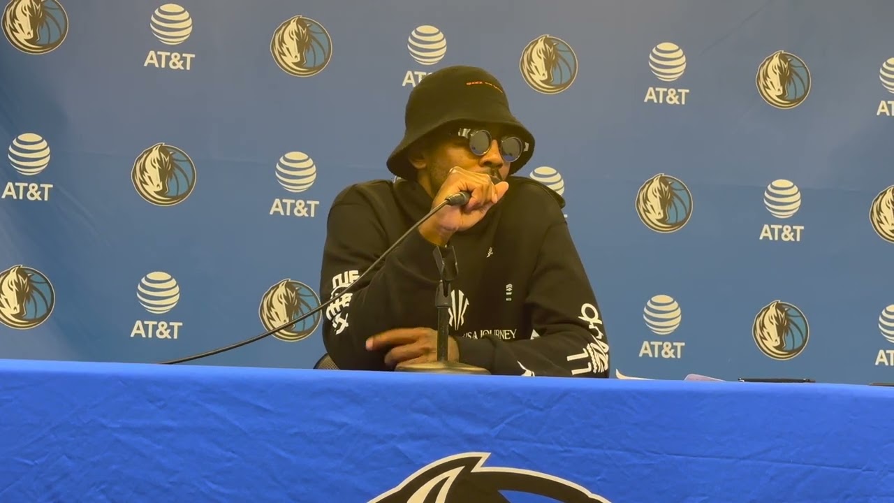 Kyrie Irving Speaks After Mavs Preseason Win vs. Pistons