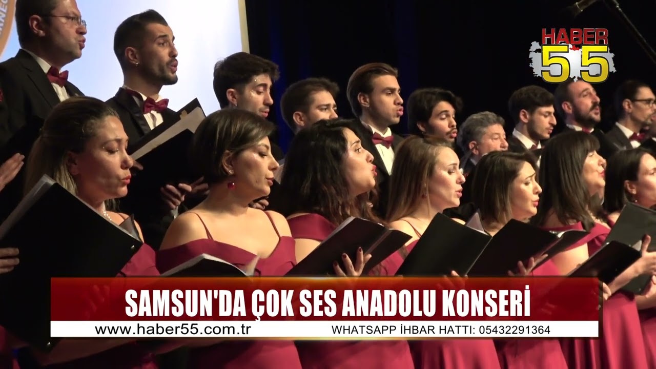 Samsun’da Başkent Filarmoni Sesli Korosu’ndan müzik şöleni