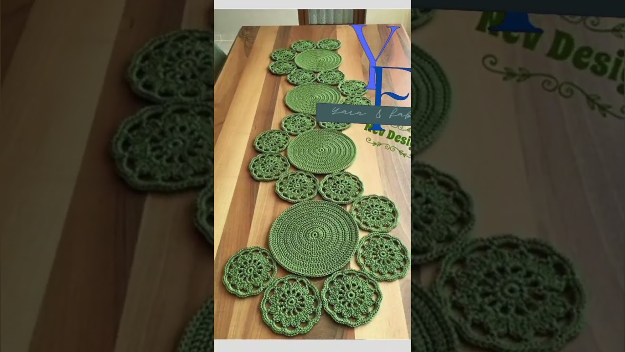 Beautiful Table mat crochet ideas for beginner #short #viral #fashion #crochet #crochetforbeginner .