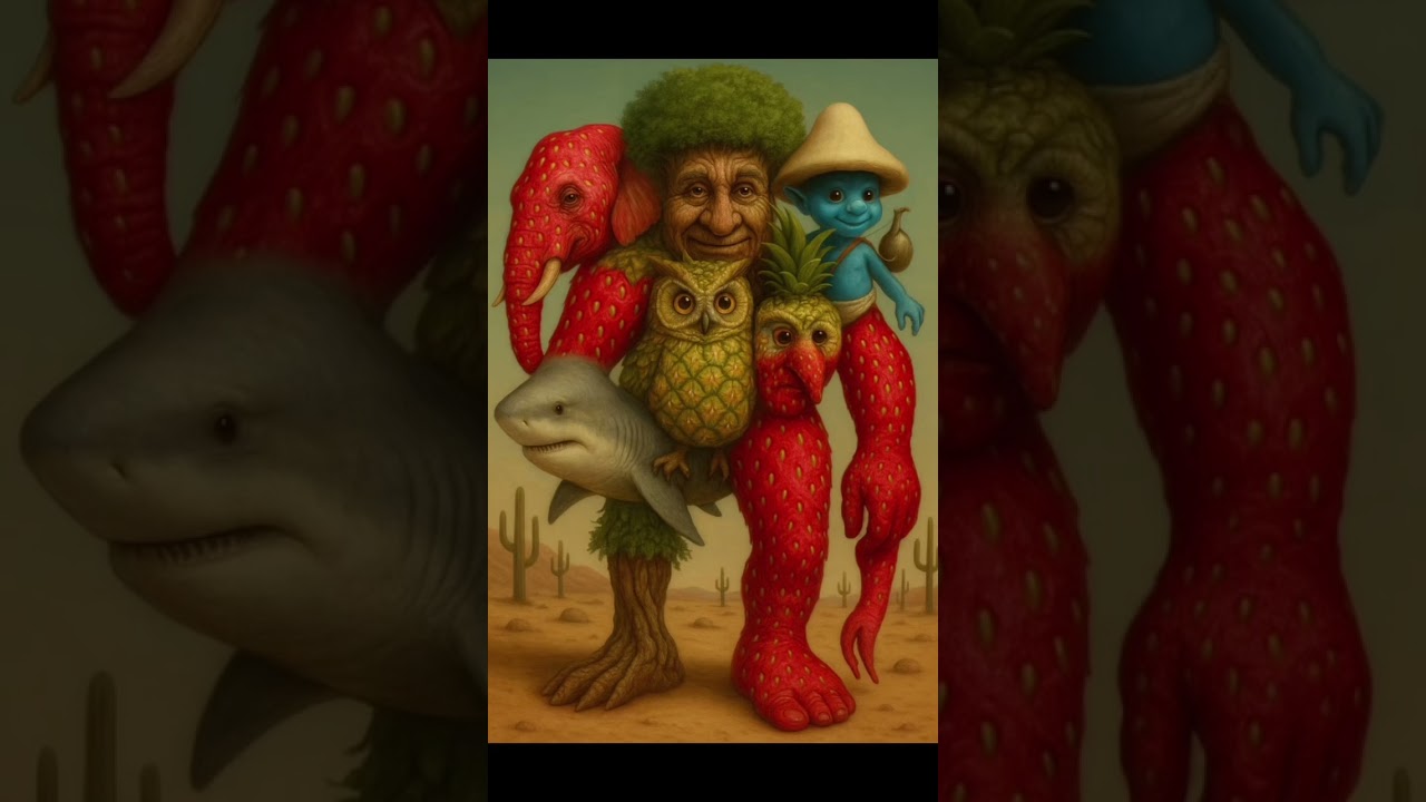 &ldquo;La combinaci&oacute;n Og&rdquo; 🍓🐘🦈🐎🍍🦉🦋🐈🍄