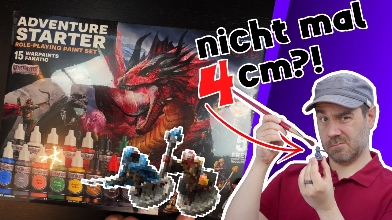 Das erste Mal Miniaturen bemalen - Hält Army Painter was es verspricht?! | Gamemaster DnD Starter