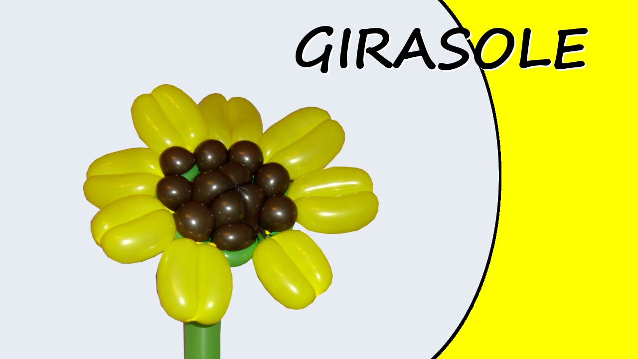 Palloncini modellabili - Girasole - Fiore