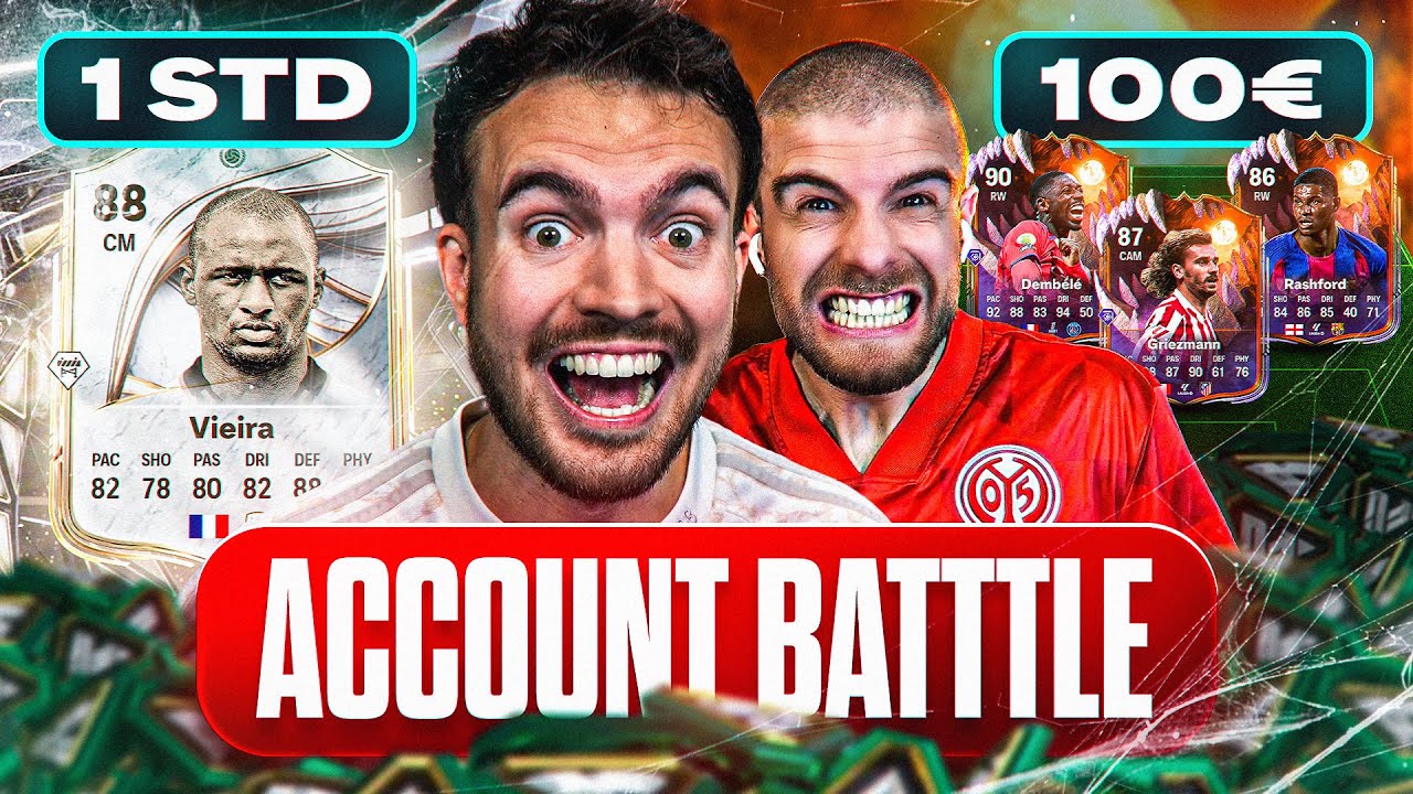 NEUE ICON PACKS! 🔥 WER erreicht MEHR in 1 STUNDE mit 100&euro; in FC 26 🔥🤯 (ACCOUNT BATTLE)