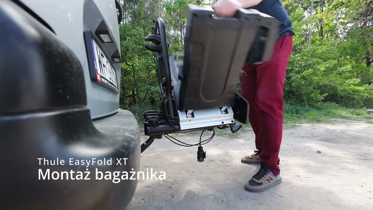 Montaż bagażnika rowerowego Thule EasyFold XT, TrendUp!