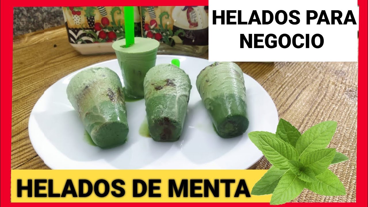 HELADOS DE MENTA/ DELICIOSOS HELADOS CASEROS CREMOSOS DE MENTA /HELADO DE MENTA Y CHOCOLATE