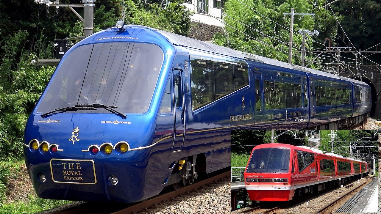 【4K】伊豆急行 観光列車「THE ROYAL EXPRESS」運行開始! リゾート21「キンメ電車」・JR東日本「伊豆クレイル」・「踊り子」到着・発車シーン集 伊豆急行線 伊豆稲取駅にて