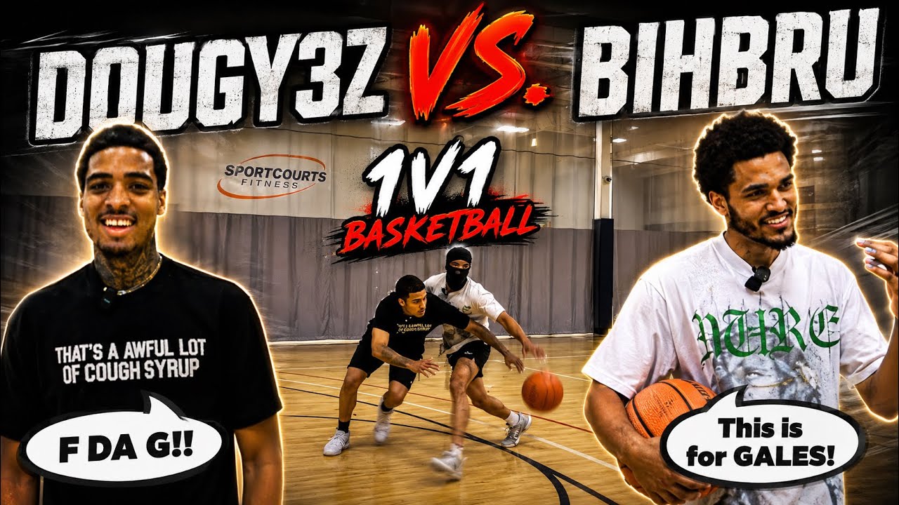 Bihbru Vs. Dougy3z 1v1 Basketball | It Got VIOLENT!!