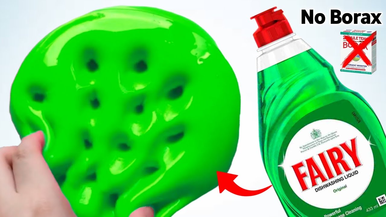 Dish Soap Slime💦🎧 How to make Jiggly Dish Soap Slime at home [ASMR]