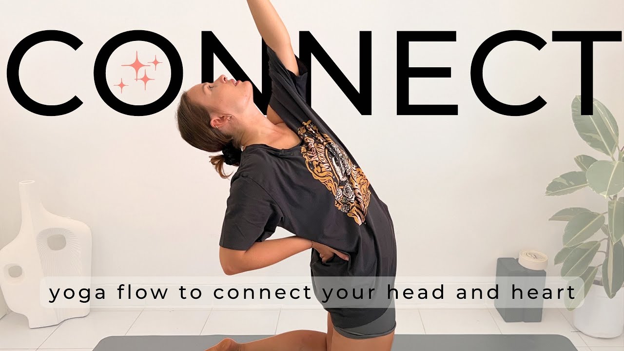 Connect Head & Heart | Full Body Yoga Flow to Lengthen and Strengthen the Body