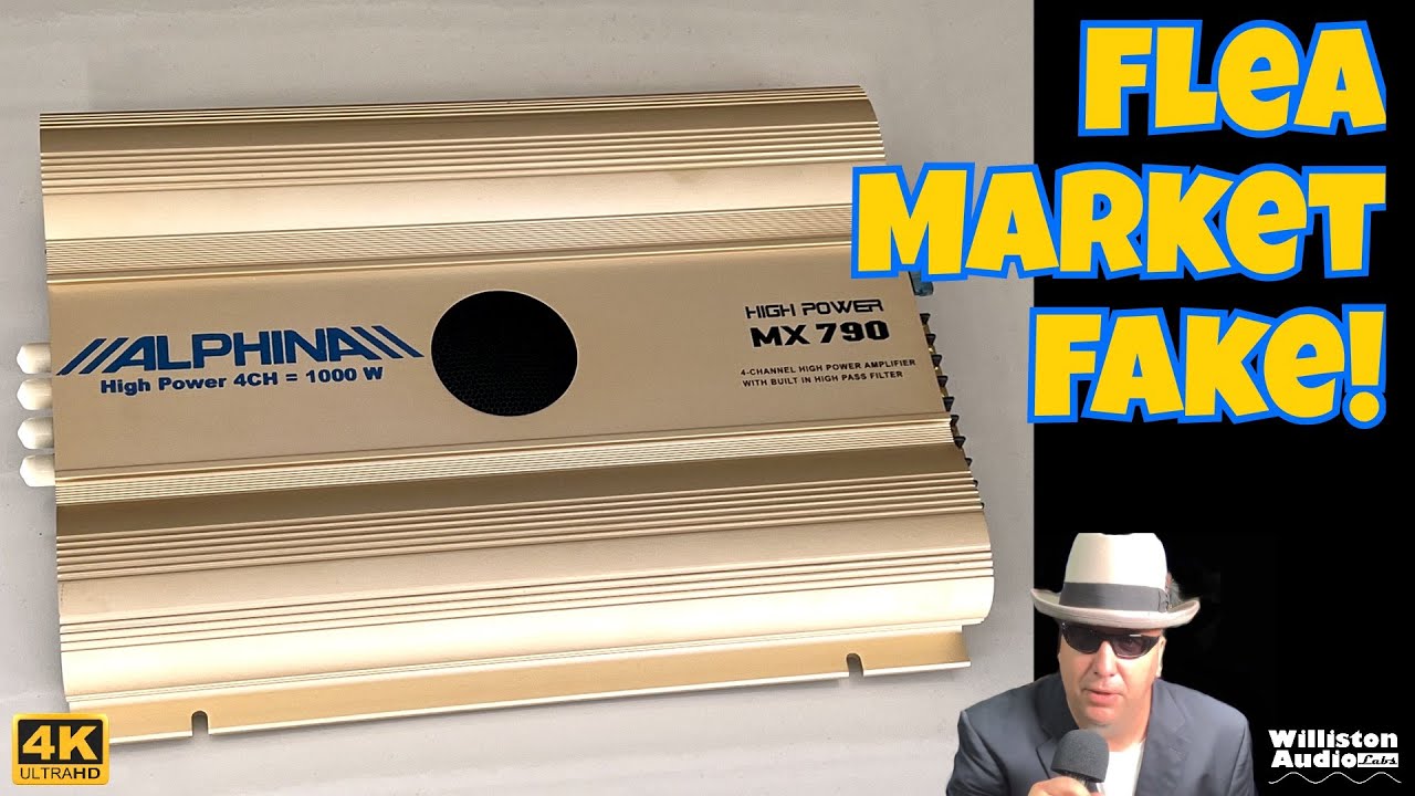 This is NOT an ALPINE! //ALPHINA\\ MX 790 1000W Flea Market Freddy Special [4K]