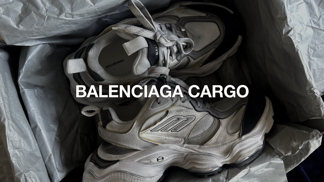 Кроссовки Balenciaga Cargo — распаковка, размеры, на ногах