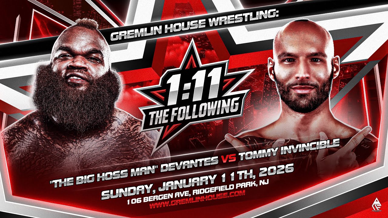 FULL MATCH: &ldquo;THE BIG HOSS MAN&rdquo; DEVANTES vs TOMMY INVINCIBLE #gremlinhouse #gremlinhousewrestling 