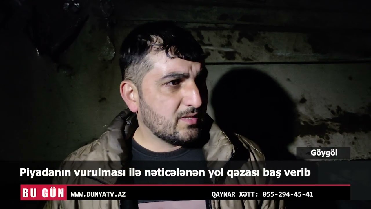 Piyadanın vurulması ilə nəticələnən yol qəzası baş verib