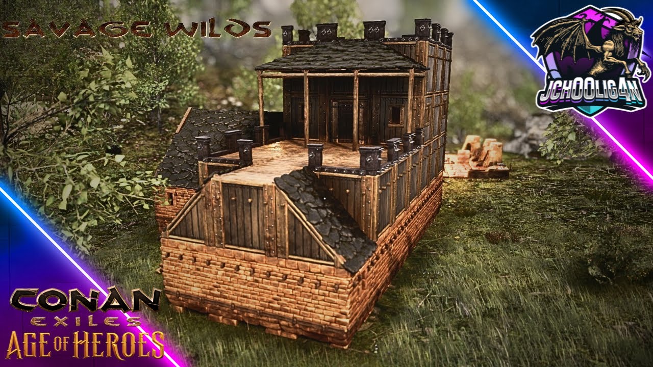 I Spent Days Building This Base the Legit Way | Conan Exiles Savage Wilds