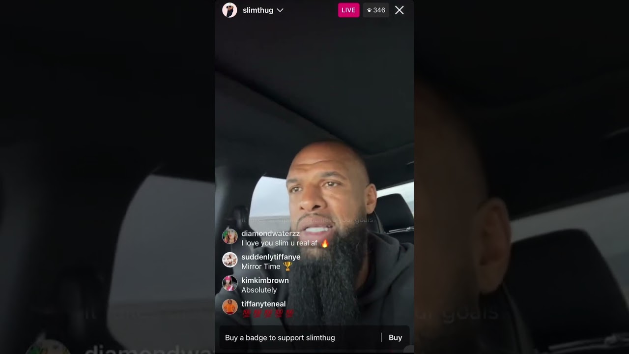 Slim Thug IG Live • Your Daily Decisions Will Get You Wherever You’re Trying To Go In Life!