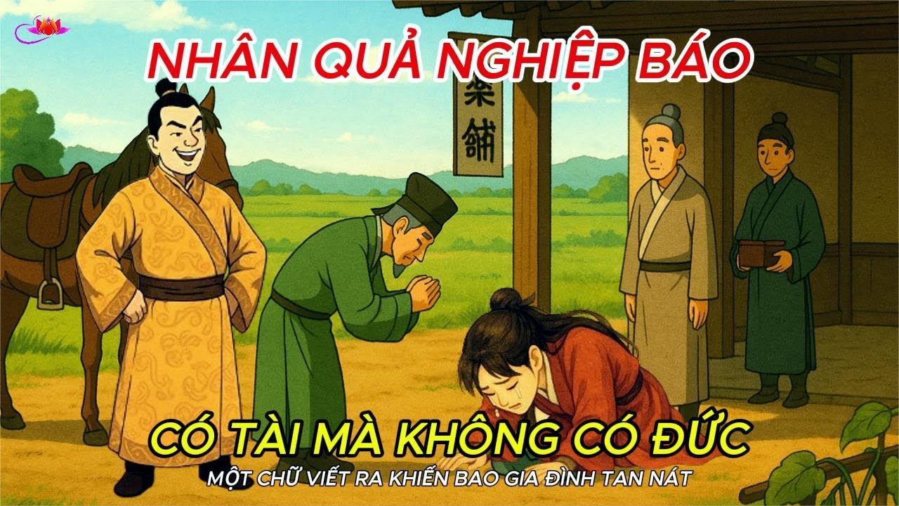 Tổng hợp 2 câu chuyện nhân quả thật sâu sắc có tài mà không có đức liệu có được an vui