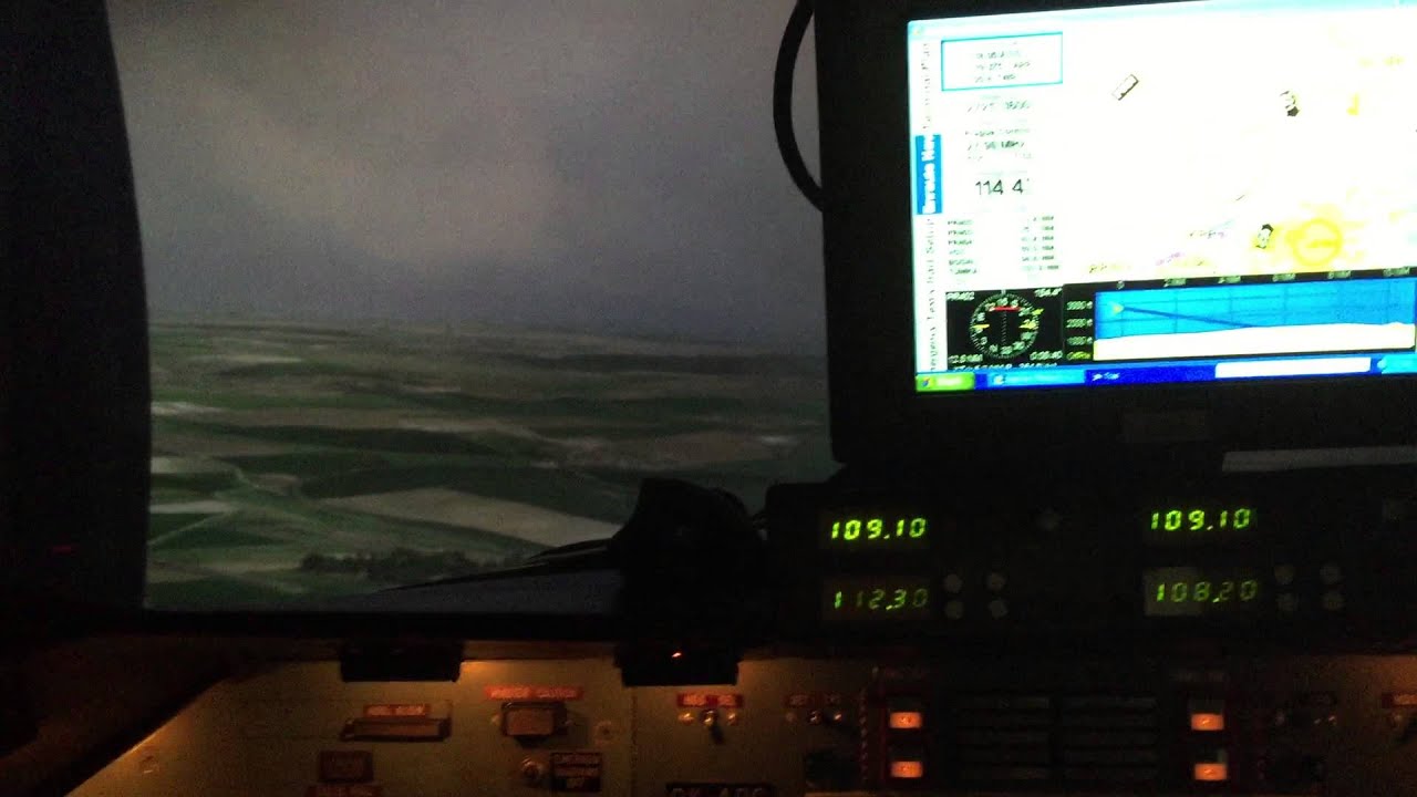 Jak to může vypadat když VFR pilot vletí do IMC...