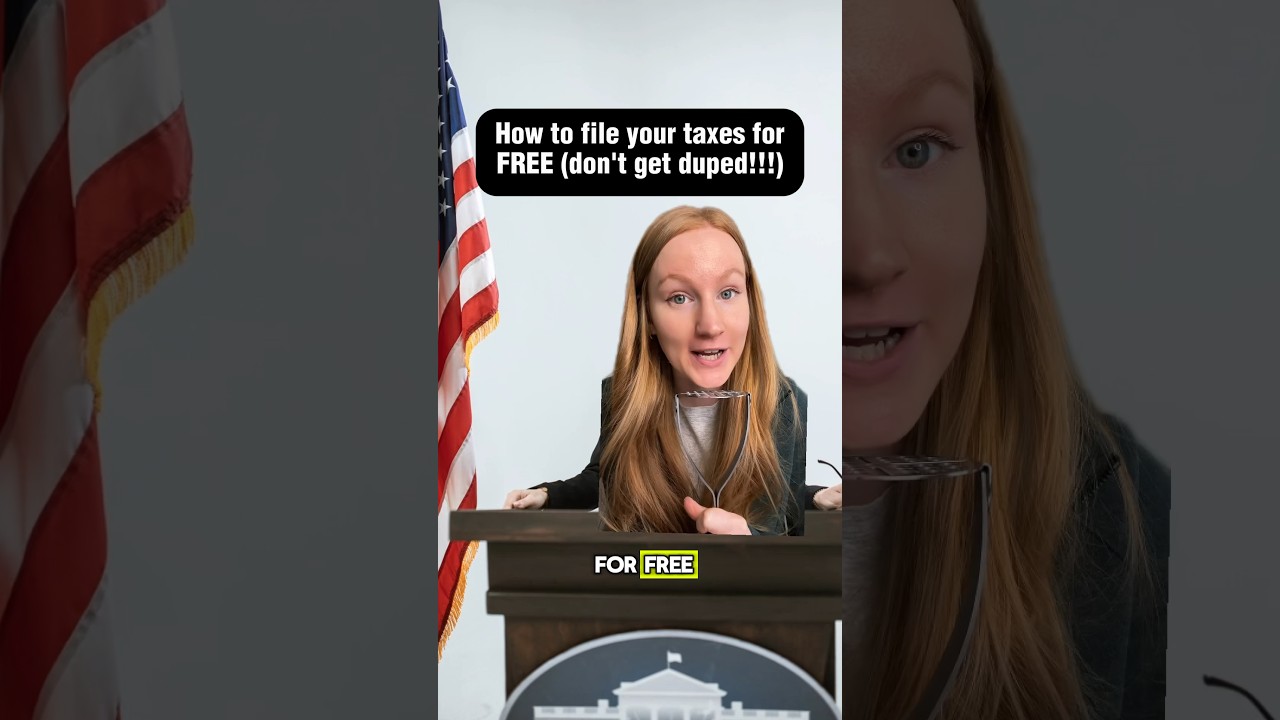 How to file your taxes for FREE (don&rsquo;t get duped!!) #taxes #savemoney