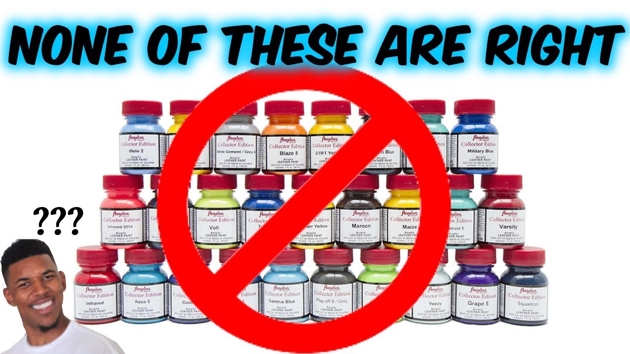 Color matching ANY sneaker with Angelus Paint!