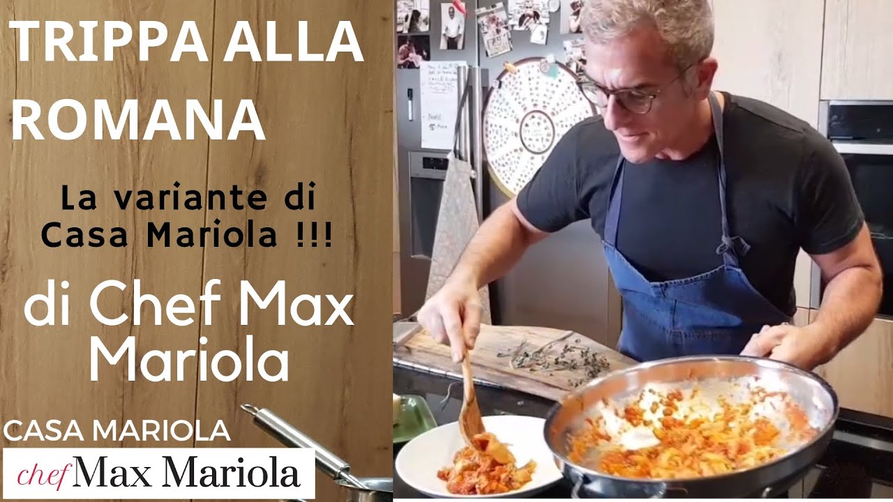 TRIPPA ALLA ROMANA  - TUTORIAL - Video ricetta - Chef Max Mariola