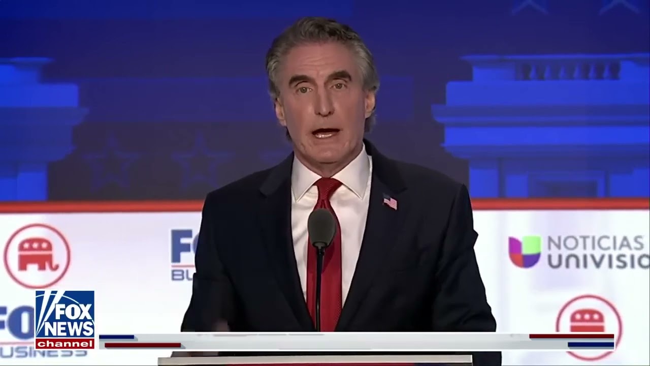 Doug Burgum | Presidential Debate | 9/27/2023 | Biden wont' admit we're in a Cold War with China