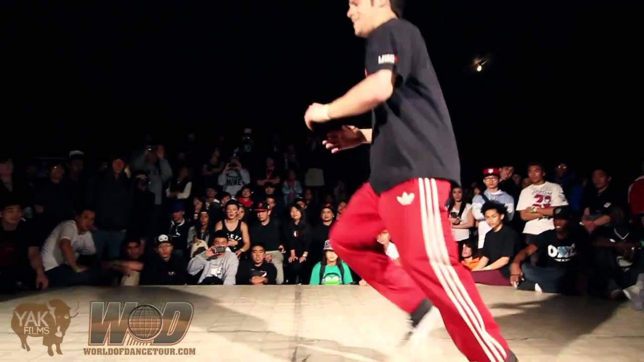 KAREEM VS STEVE YAK FILMS WORLD OF DANCE 2010 Vallejo, CA  BBOY BREAKING