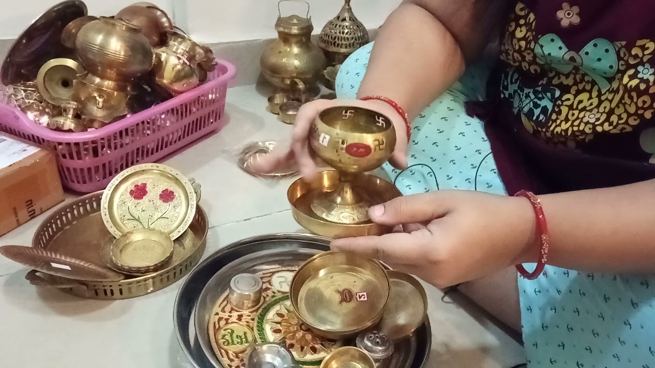 Pooja ke complete bartan part 1 V-209
