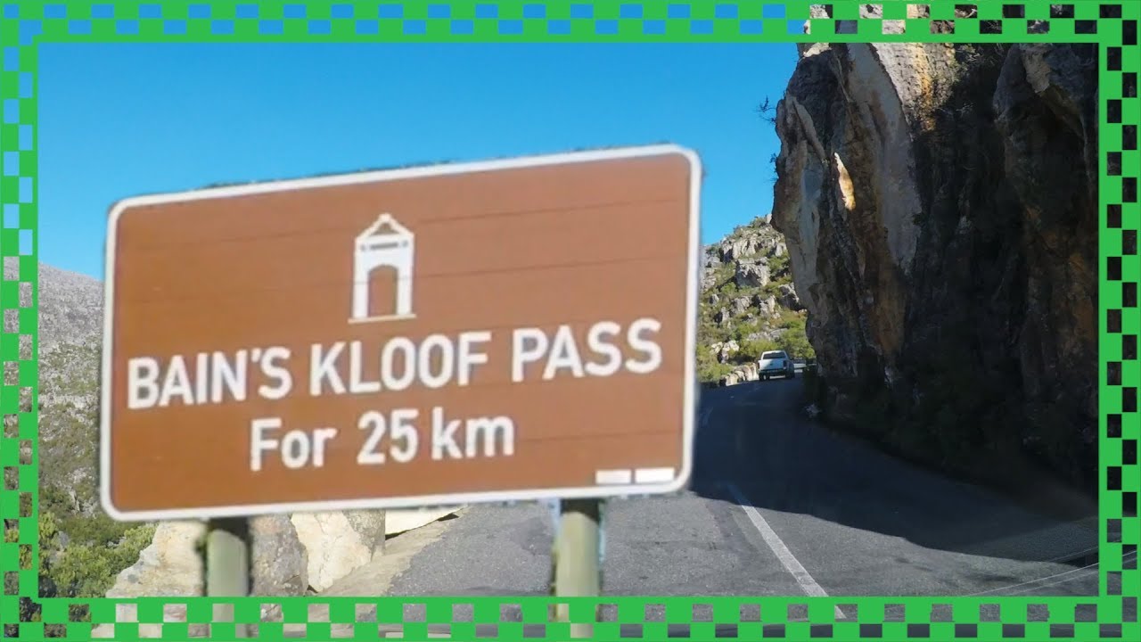 Driving from Ceres to Wellington via Bain's Kloof Pass - Driving Cinematic - Dash cam South Africa