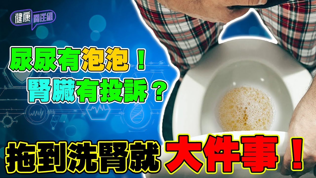 尿尿有泡泡！腎臟有投訴？拖到洗腎就大件事！ ｜健康關注組｜ EP273｜ 蛋白尿 ｜ 吳雲甫 ｜ 朱智賢 ｜ HOY TV 77台