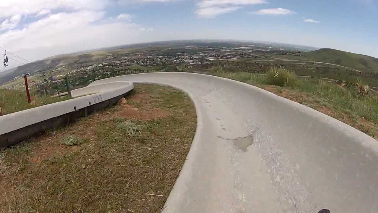 Alpine Slide at Heritage Square outside Denver, CO GoPro Camera POV