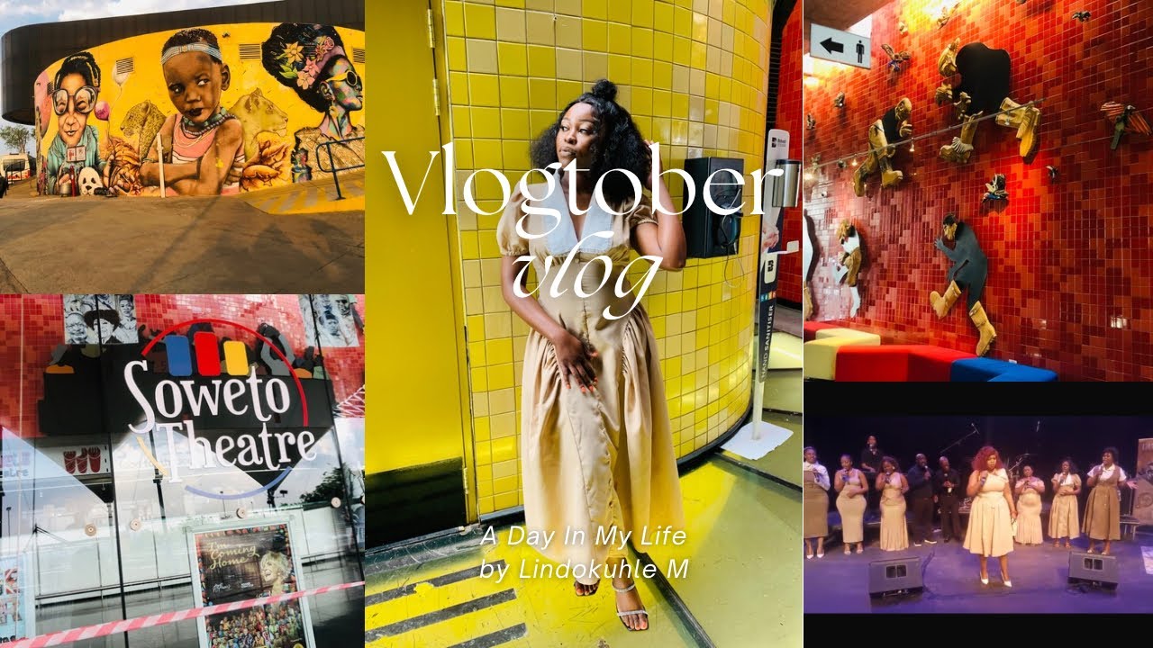 1st VLOGTOBER VLOG: Travelling to Soweto|| Soweto Theatre|| Gig|| Book Launch 