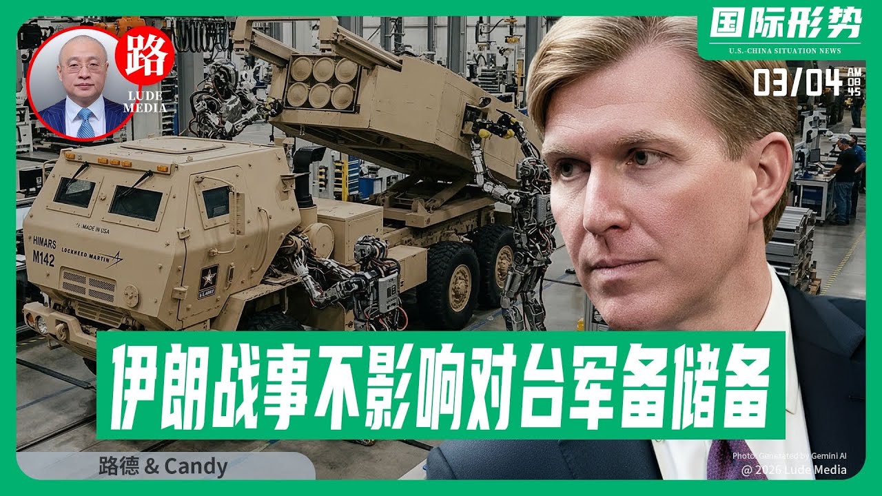 美战争副部长科尔比表态伊朗战事不影响对台军备储备，伊朗被击败后美重心将回归全面对付中共国；北约进场倒计时，伊朗开始向土耳其发射导弹被拦截；伊军舰在斯里兰卡附近被美潜艇击沉；3/4/2026 Candy
