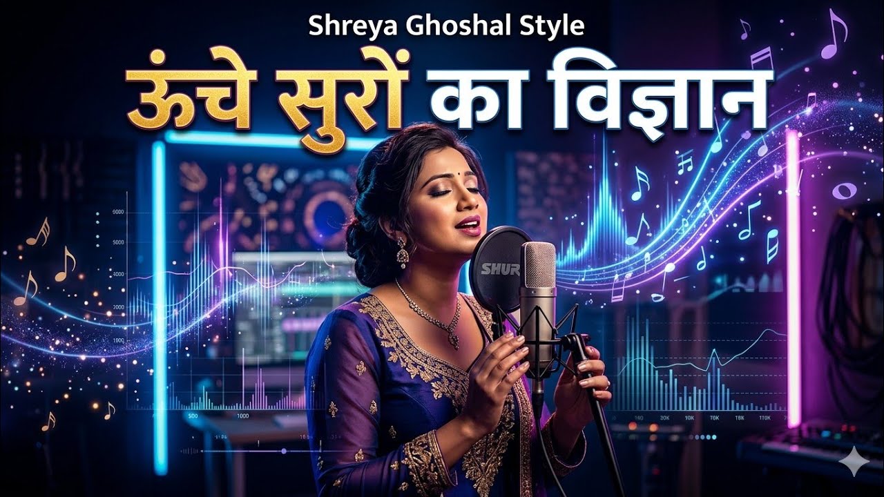 Shreya Ghosal जी के ऊंचे सुरों का विज्ञान।#classicalmusic #shreyaghoshal #indianmusic #riyaz #music 