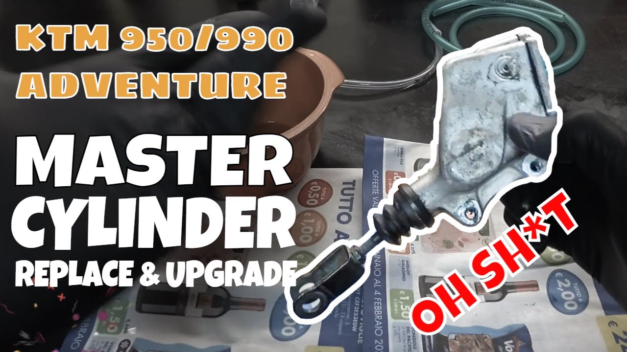 KTM LC8 950 & 990 Adventure | Come risolvere i problemi della POMPA FRENO POSTERIORE | Upgrade