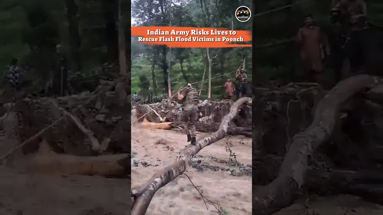 Indian Army Saves Flood Victims in Poonch | Rashtriya Rifles | Jammu and Kashmir | India